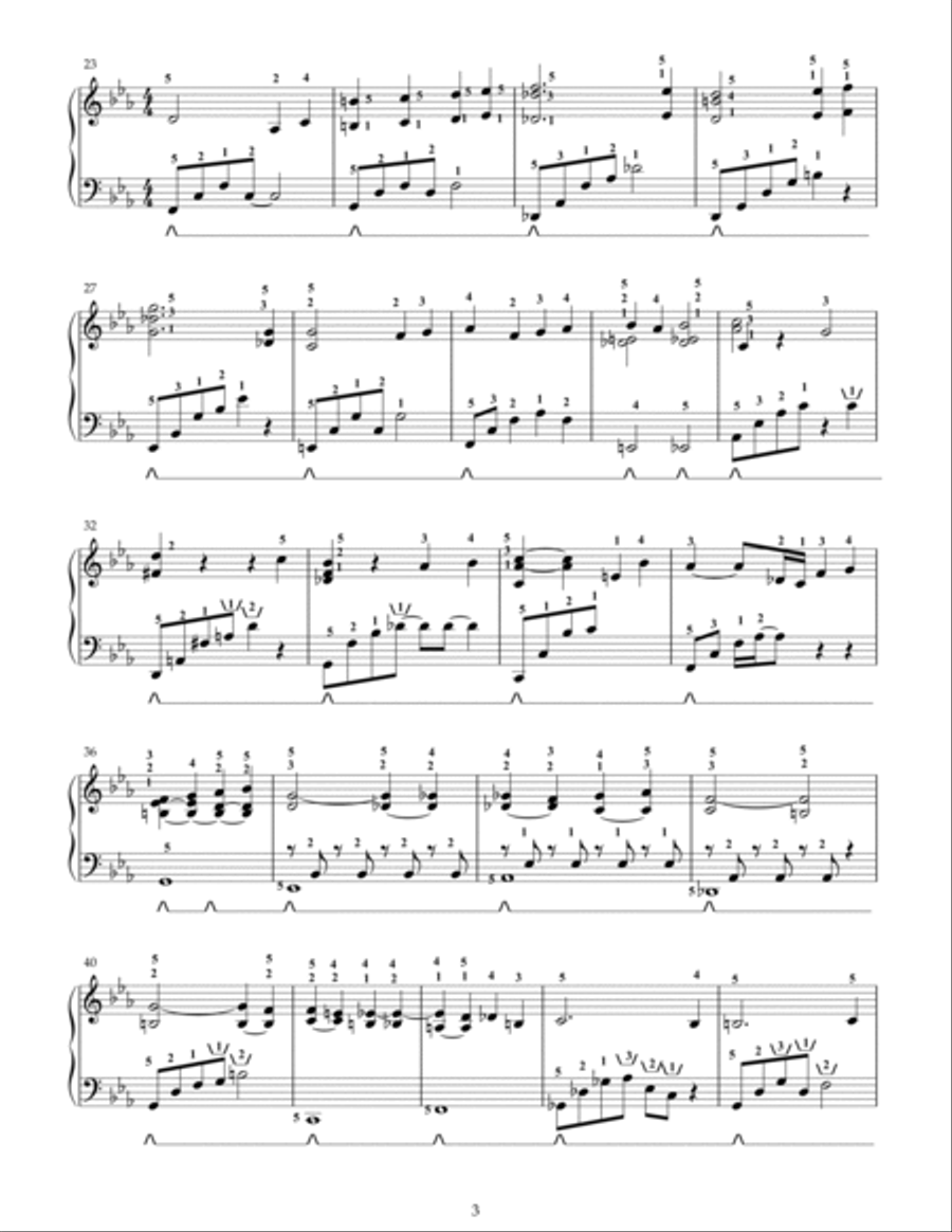 Piano Concerto #2 Piano Solo scores gallery preview page 3