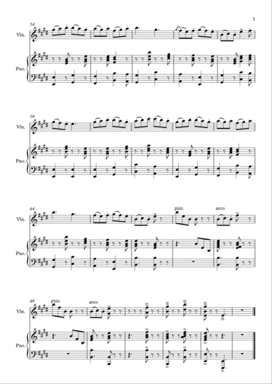 The Old Clog Dance Violin Solo scores gallery preview page 3