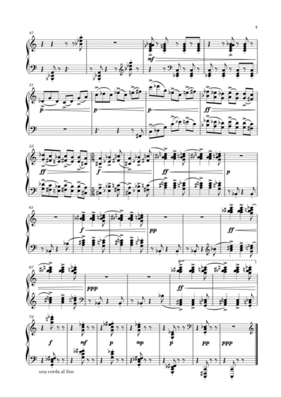 Three Pieces for Piano Three Pieces for Piano Piano Solo scores gallery preview page 5