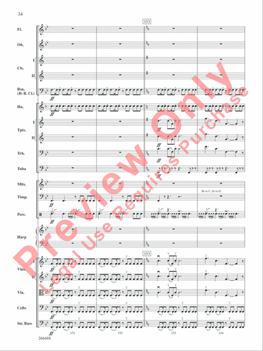 Superman Returns Full Orchestra scores gallery preview page 35
