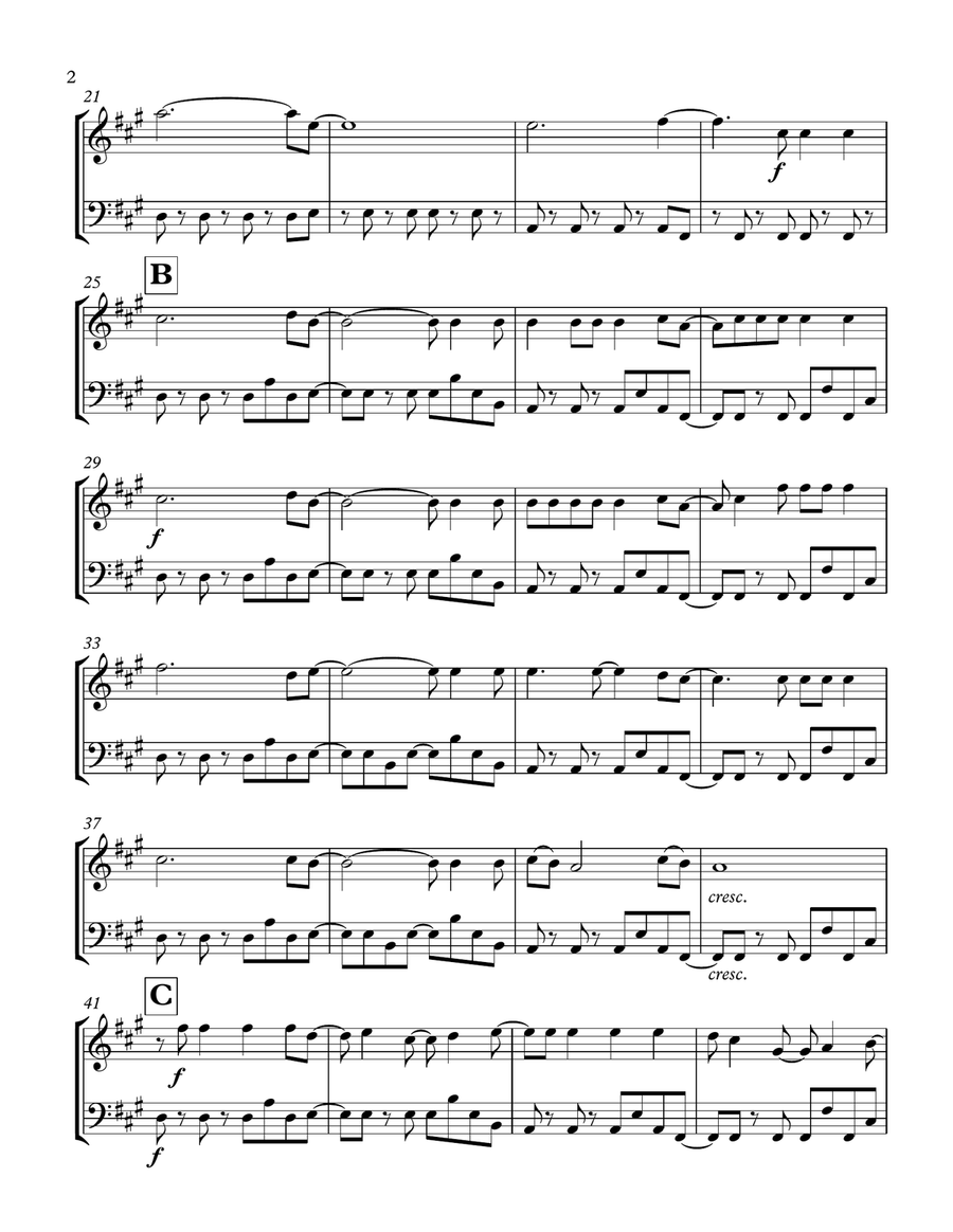 Viva La Vida String Duet scores gallery preview page 2