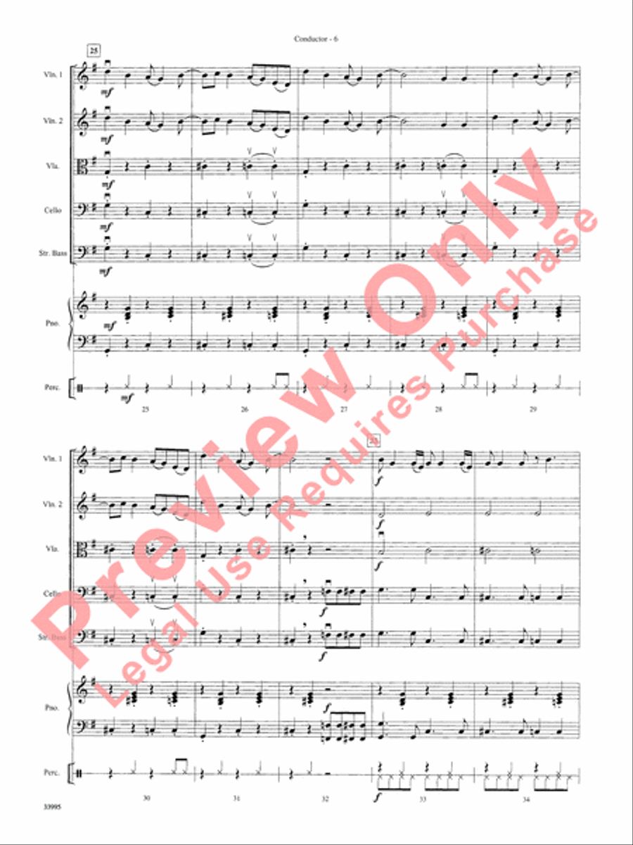 Great Movie Themes Great Movie Themes String Orchestra scores gallery preview page 7