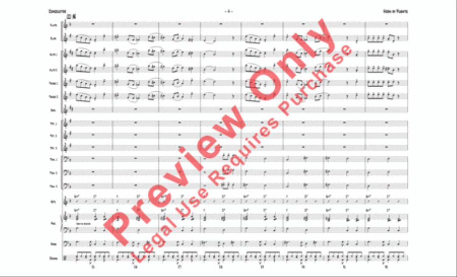 Horn of Puente Jazz Ensemble scores gallery preview page 19