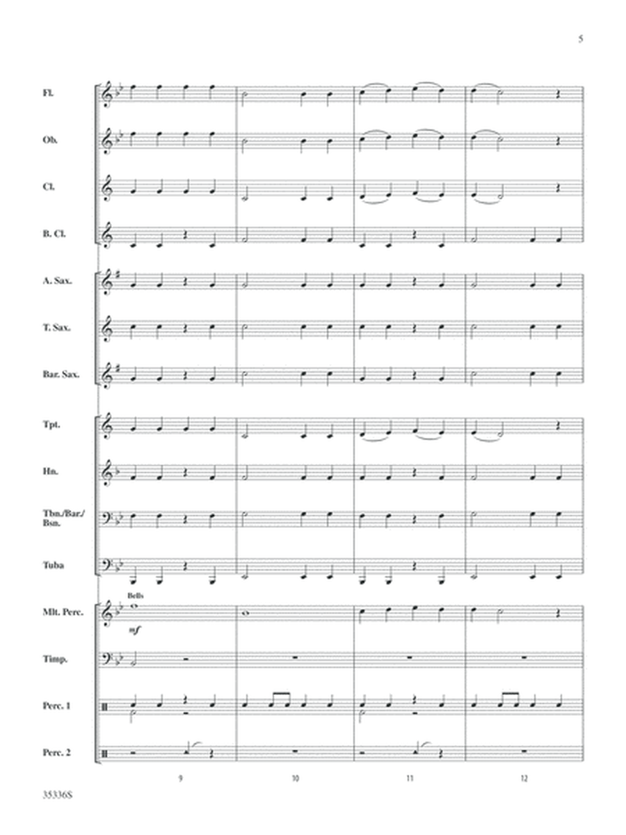 Variants on a Celtic Folk Tune: Score