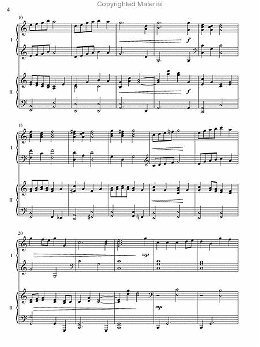 Magnify the Lord Piano Duet scores gallery preview page 3
