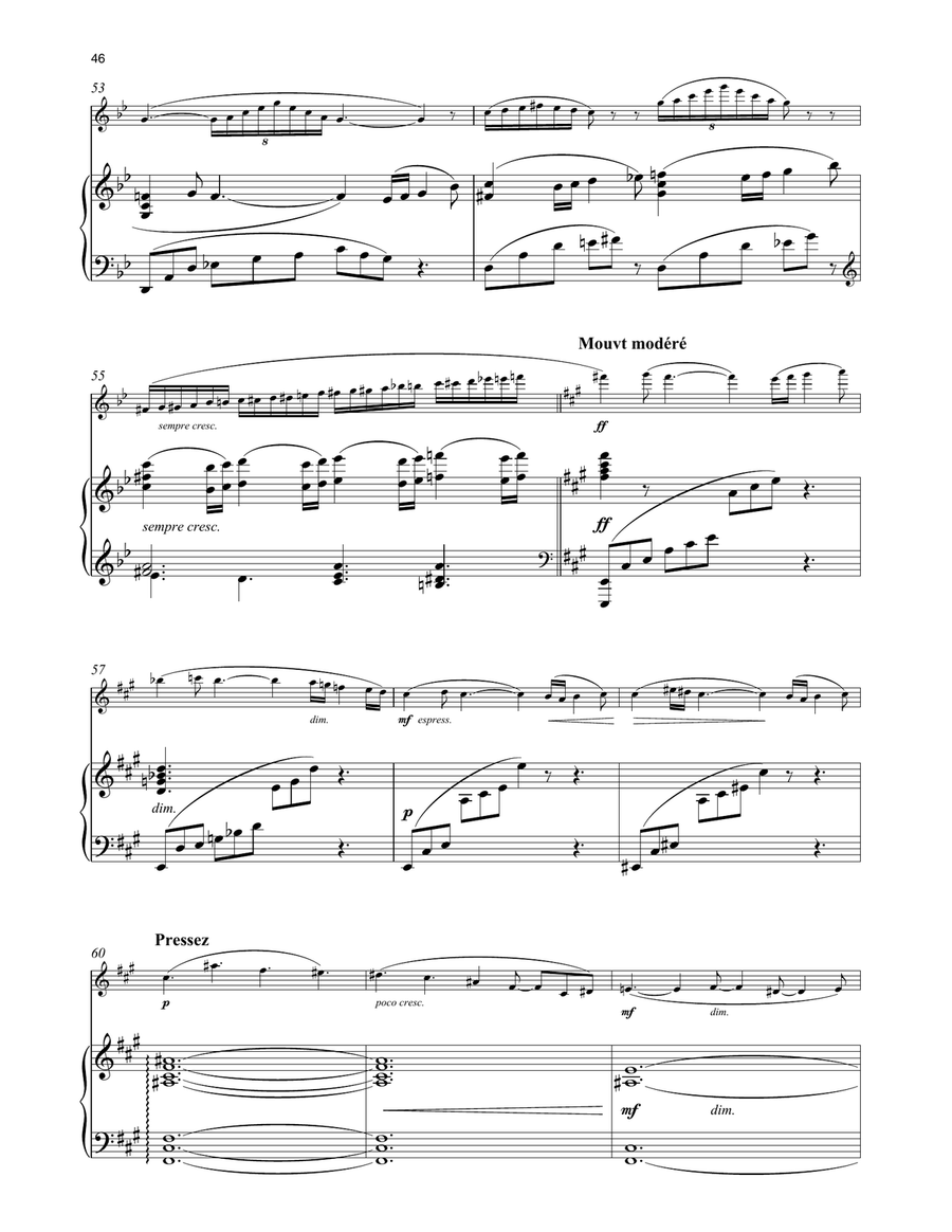 Fantaisie Flute Solo scores gallery preview page 6