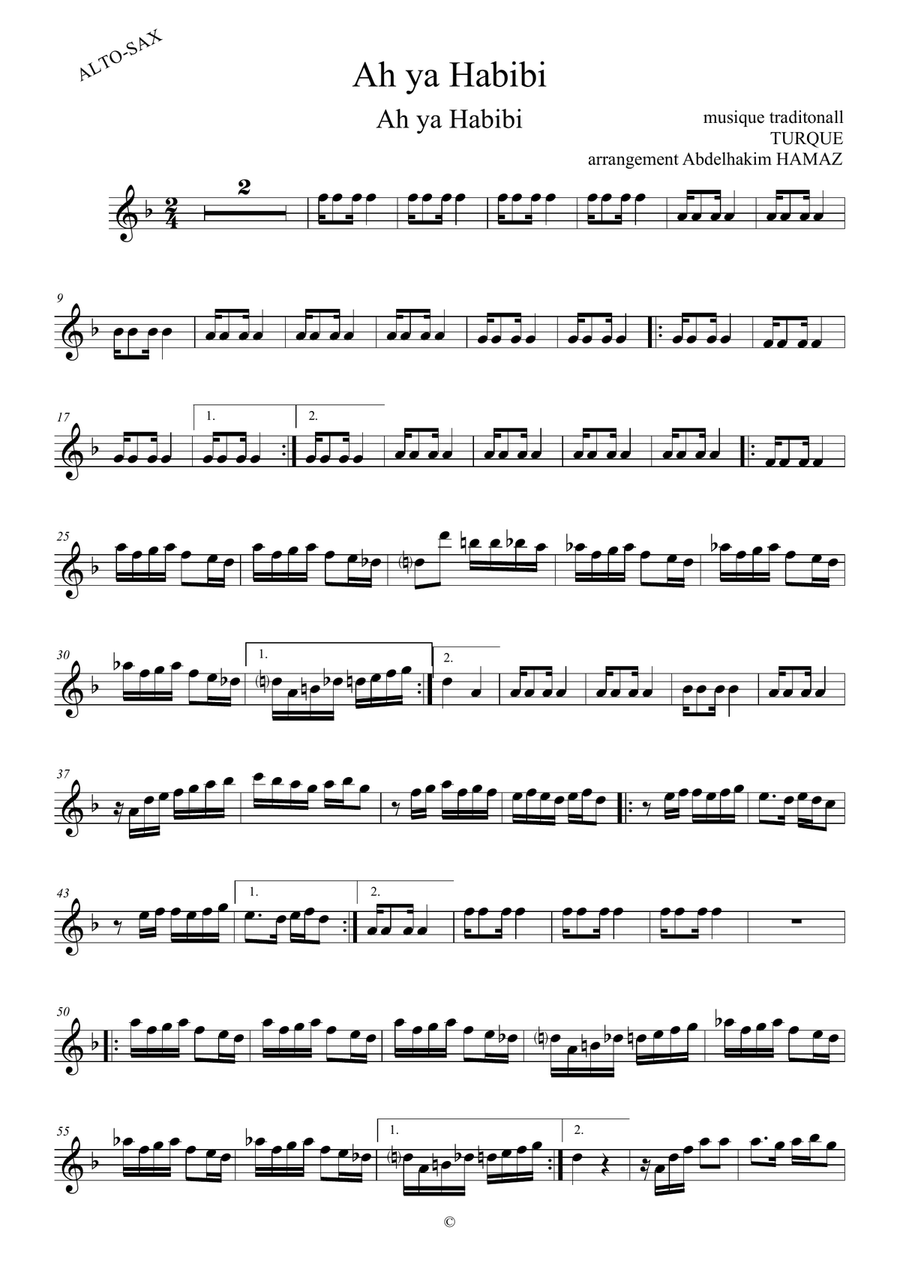 ah ya habibi ah ya habibi Woodwind Quartet scores gallery preview page 4