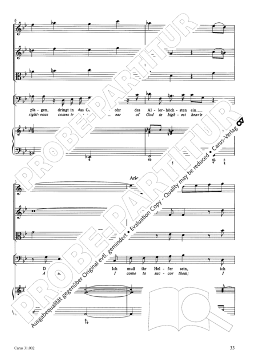 O God, from heaven look on us (Ach Gott, vom Himmel sieh darein) ATB scores gallery preview page 34