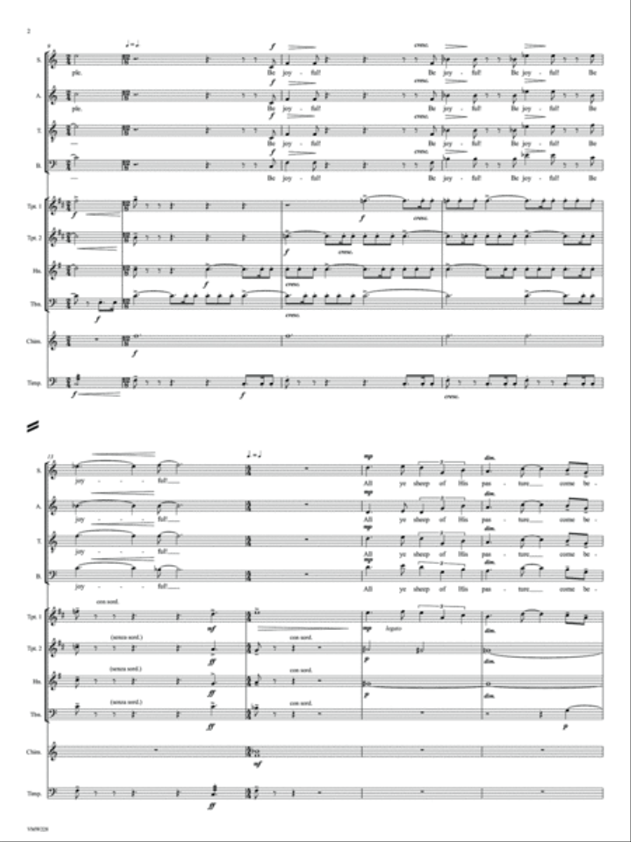 Festal Introit 4-Part scores gallery preview page 4