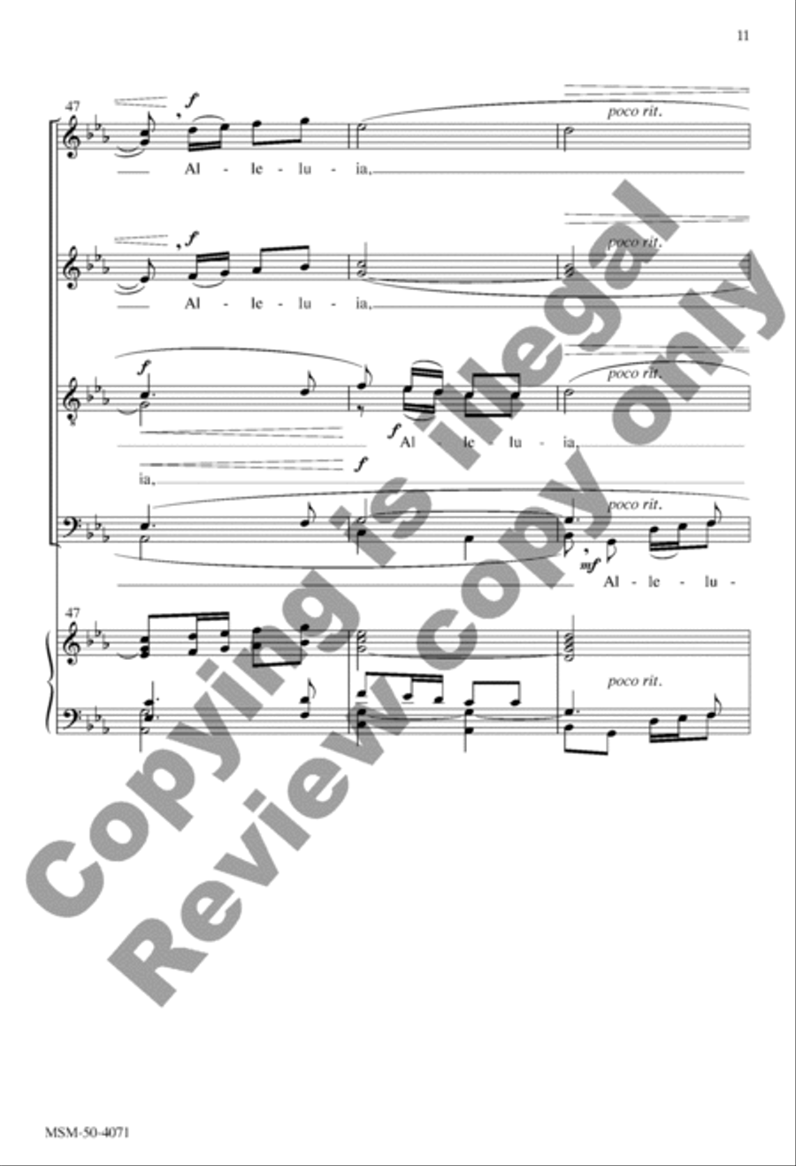 Easter Dawn Divisi scores gallery preview page 11