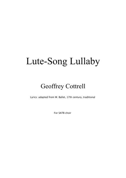Lute-Song Lullaby image number null