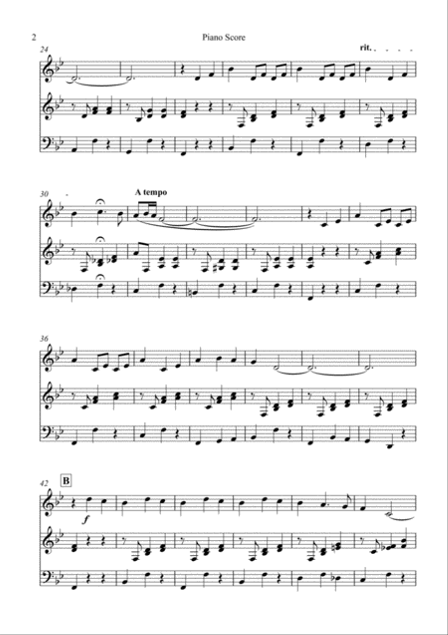 That's Amore (that's Love) Violin Solo scores gallery preview page 2