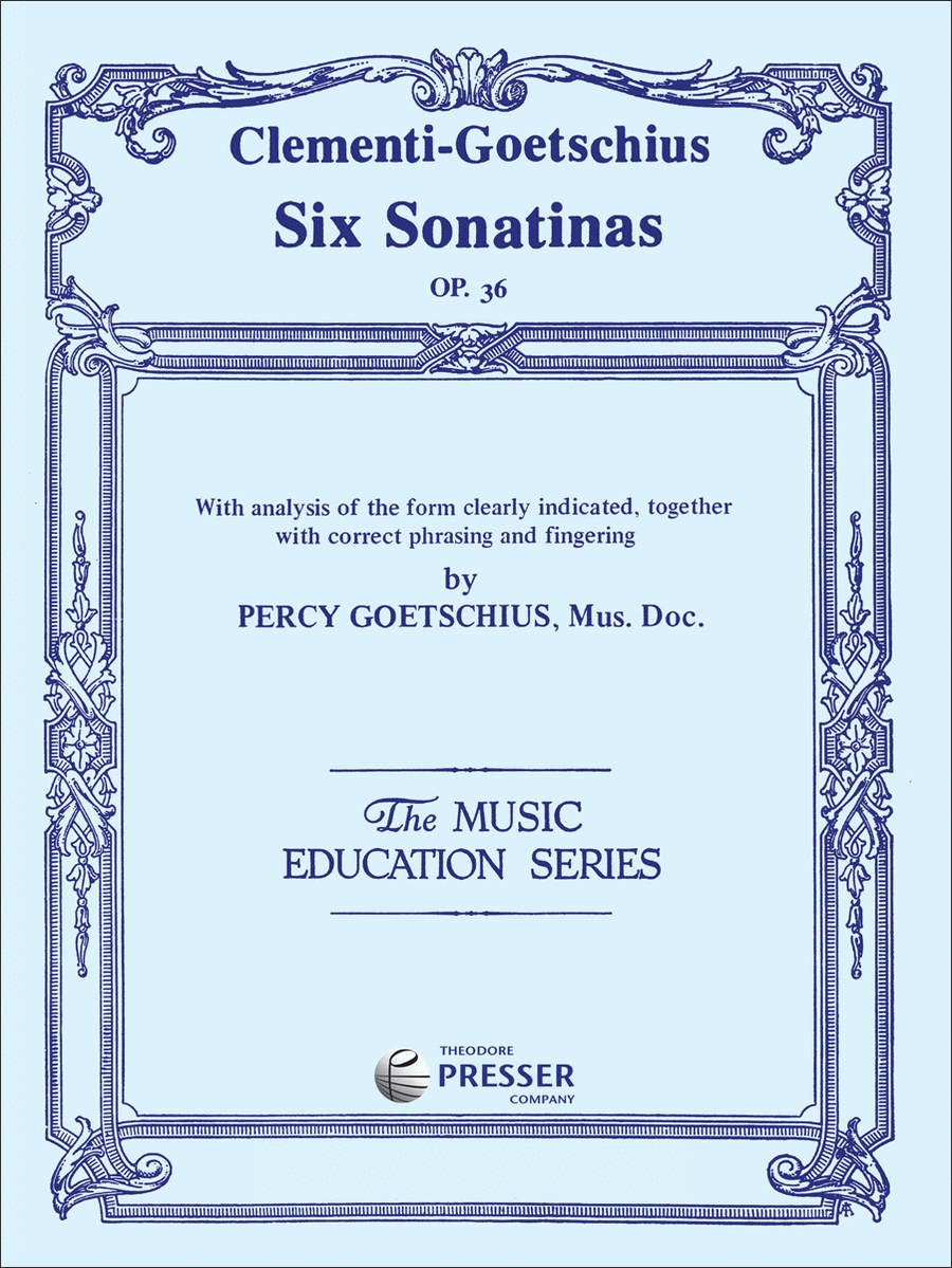 Clementi-Goetschius Six Sonatinas