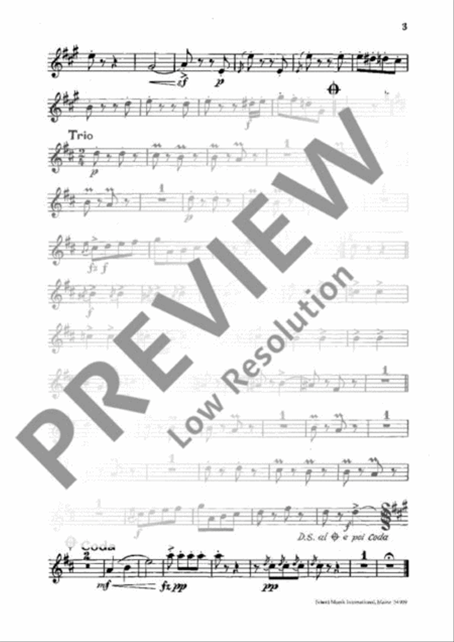 Tritsch-Tratsch Polka Orchestra scores gallery preview page 21