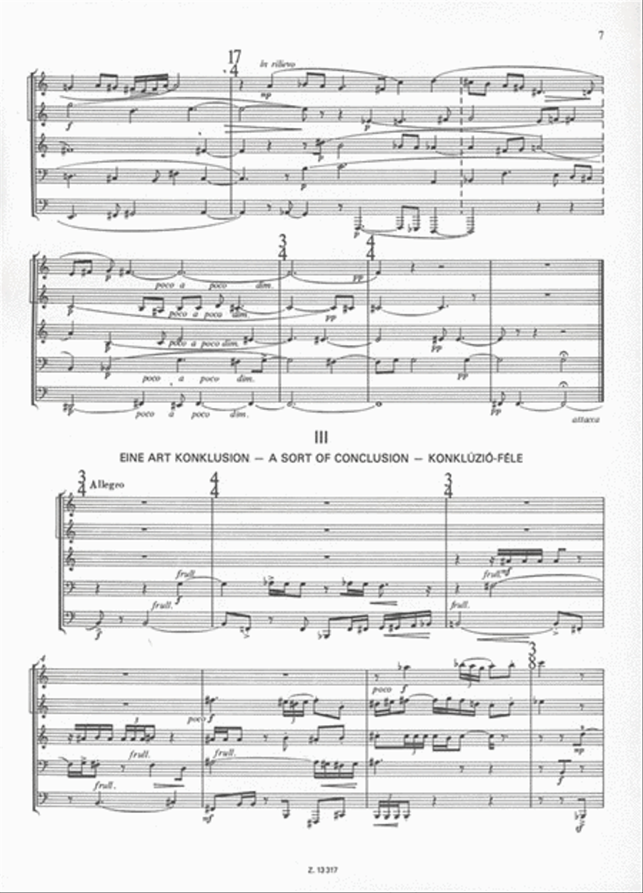 Bewegungen Brass Quintet scores gallery preview page 3