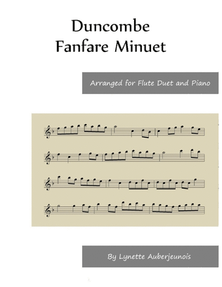 Fanfare Minuet - Flute Duet and Piano