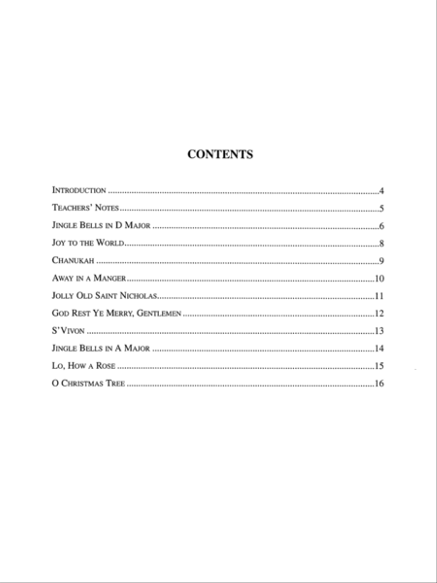 Festive Strings for String Quartet or String Orchestra String Quartet scores gallery preview page 7