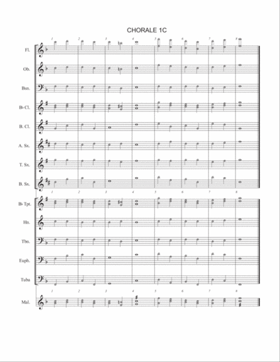Six Chorales for Band Six Chorales for Band Concert Band scores gallery preview page 5