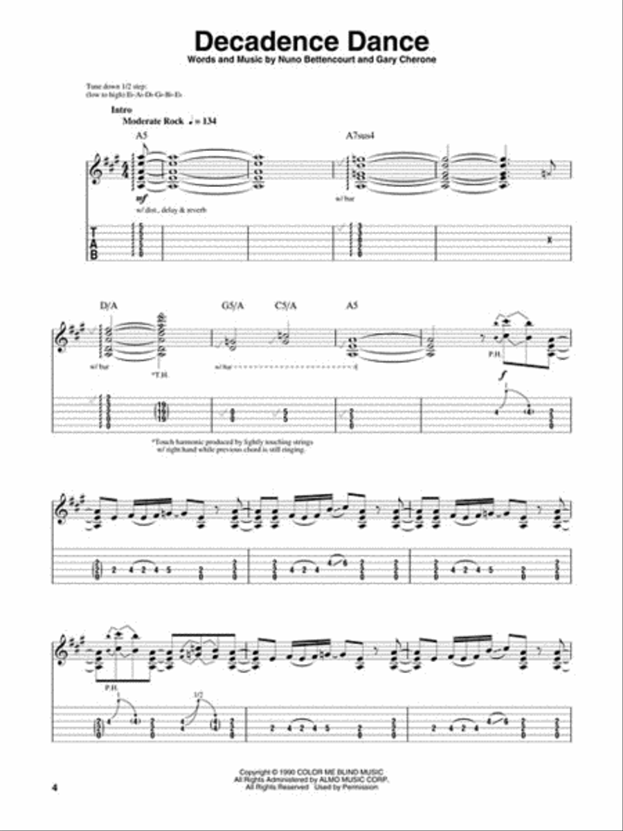 Hair Metal Hair Metal Electric Guitar scores gallery preview page 4