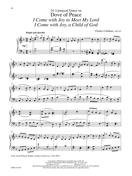 In Communion 40 Hymntune Meditations for Organ, Piano, or Keyboard image number null