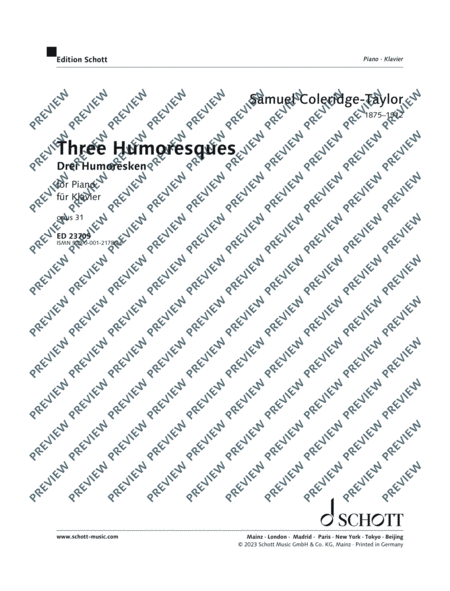 Three Humoresques