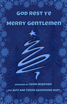 Book cover for God Rest Ye Merry Gentlemen, Jazz Style, for Alto and Tenor Saxophone Duet