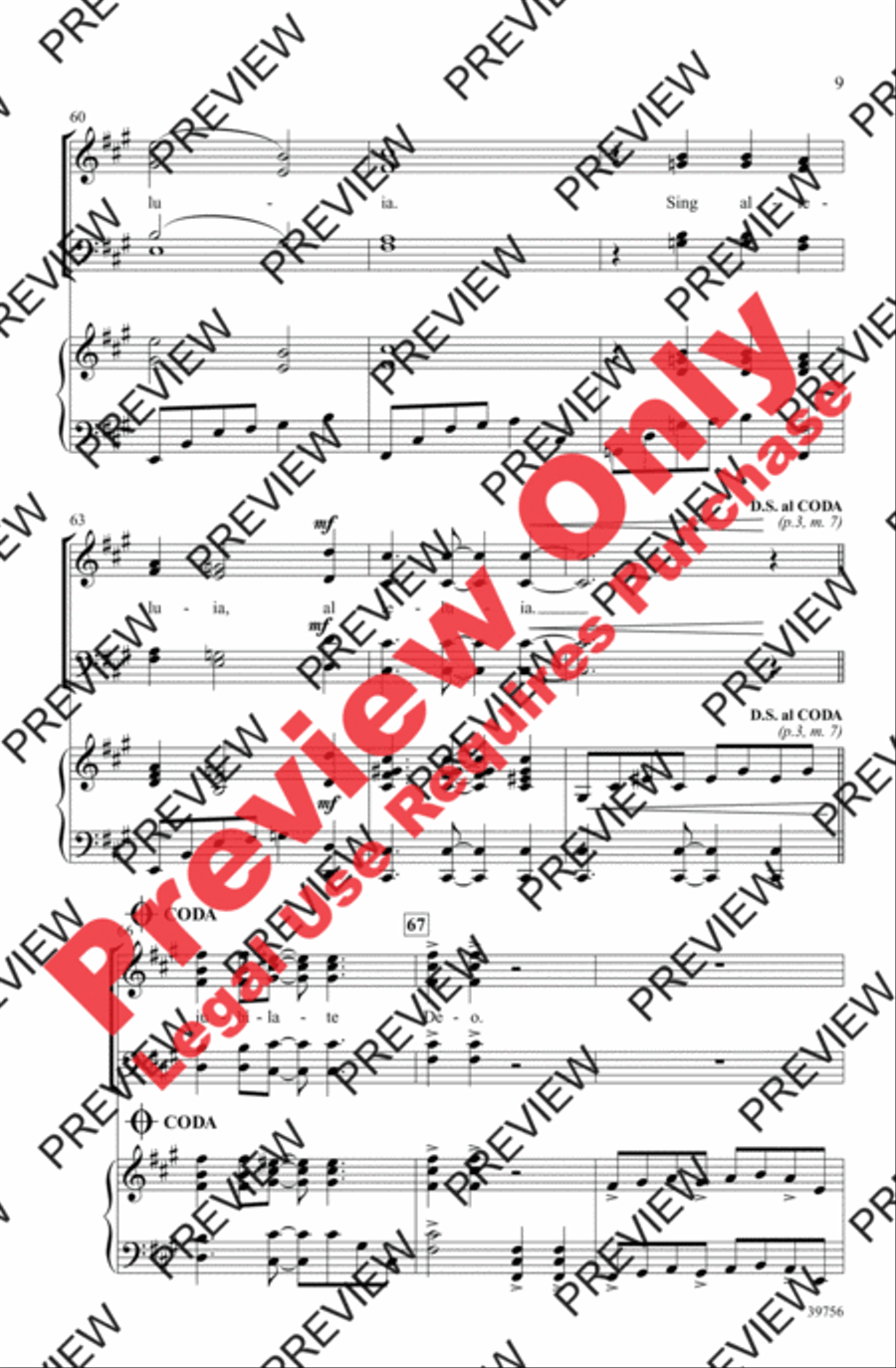 Exsultate, Jubilate Deo Exsultate, Jubilate Deo 4-Part scores gallery preview page 17