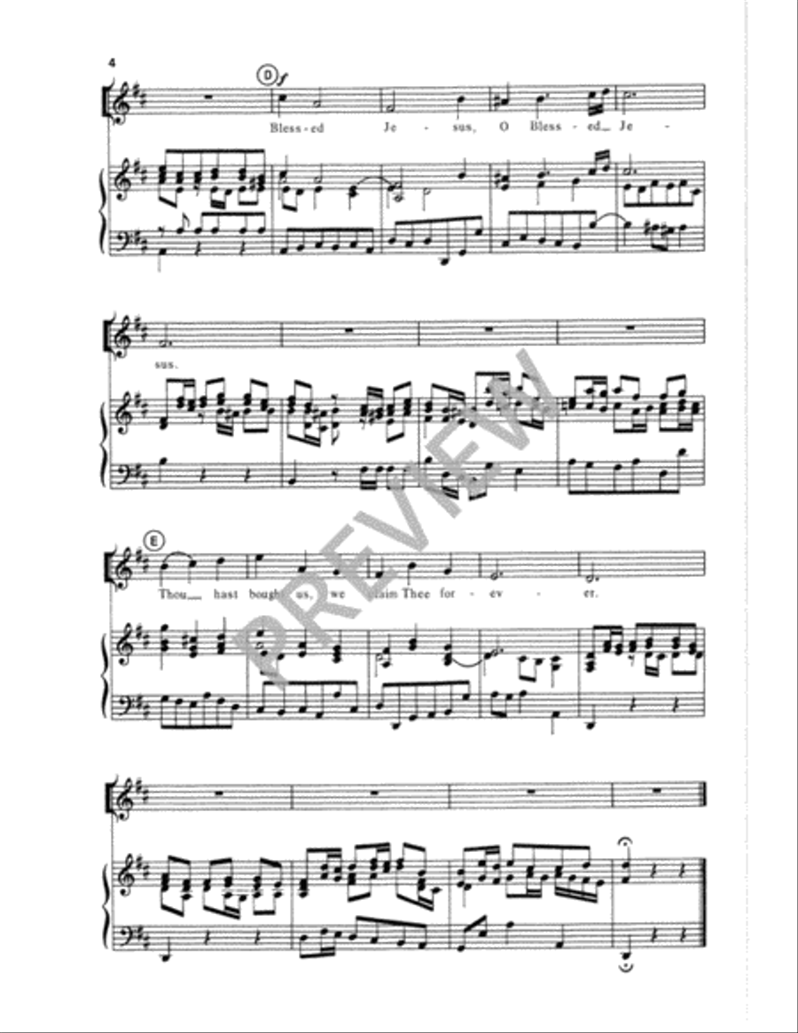Savior, Like a Shepherd Lead Us Unison Choir scores gallery preview page 5