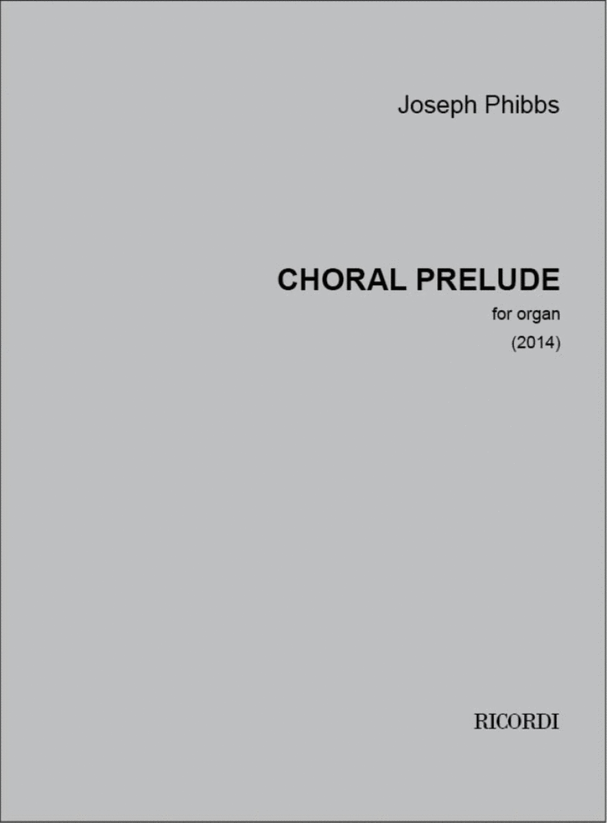 Choral prelude