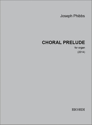 Book cover for Choral prelude