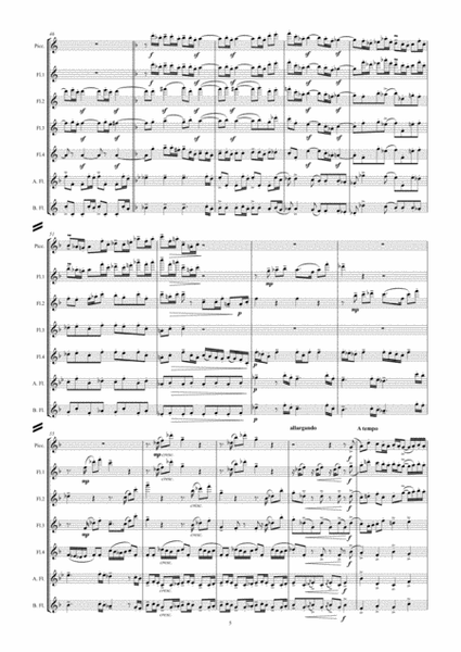 English Suite arr. flute choir image number null