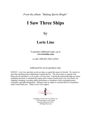 Book cover for I Saw Three Ships (from the album Making Spirits Bright)