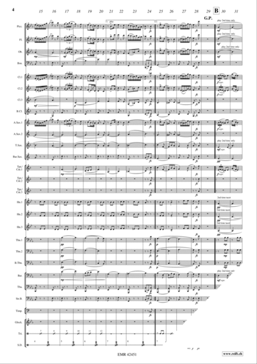 Don Quixote Concert Band scores gallery preview page 4