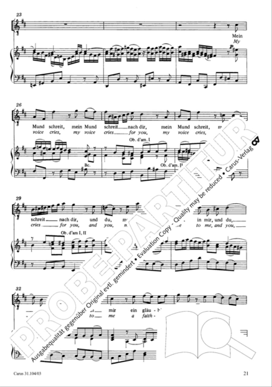 O shield of Israel, hear us (Du Hirte Israel, hore) TB scores gallery preview page 22