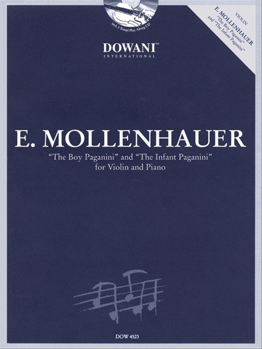 Mollenhauer: The Boy Paganini and the Infant Paganini Violin Solo scores gallery preview page 1