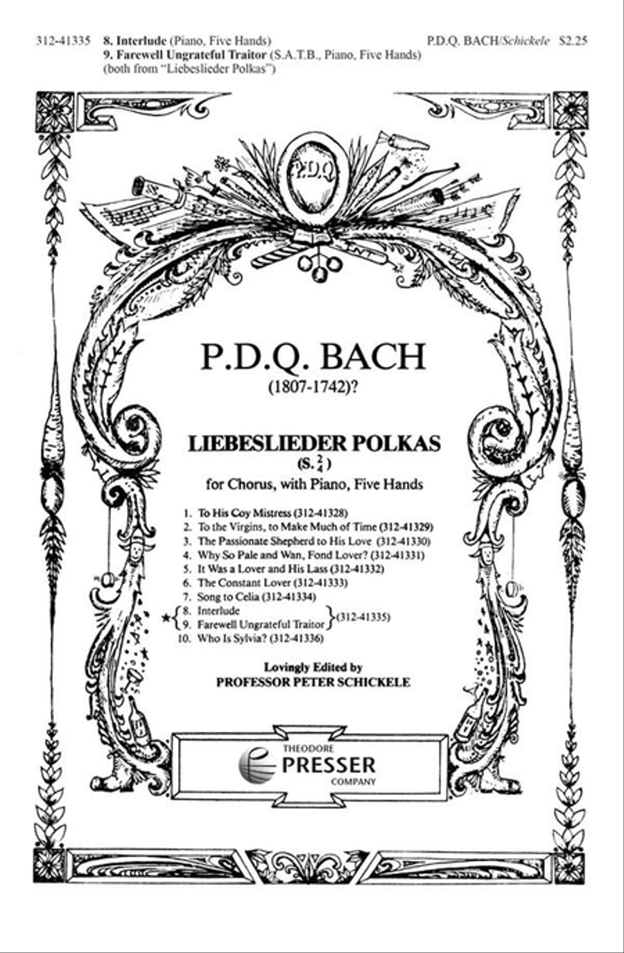 Liebeslieder Polkas, S. 2/4 4-Part scores gallery preview page 1