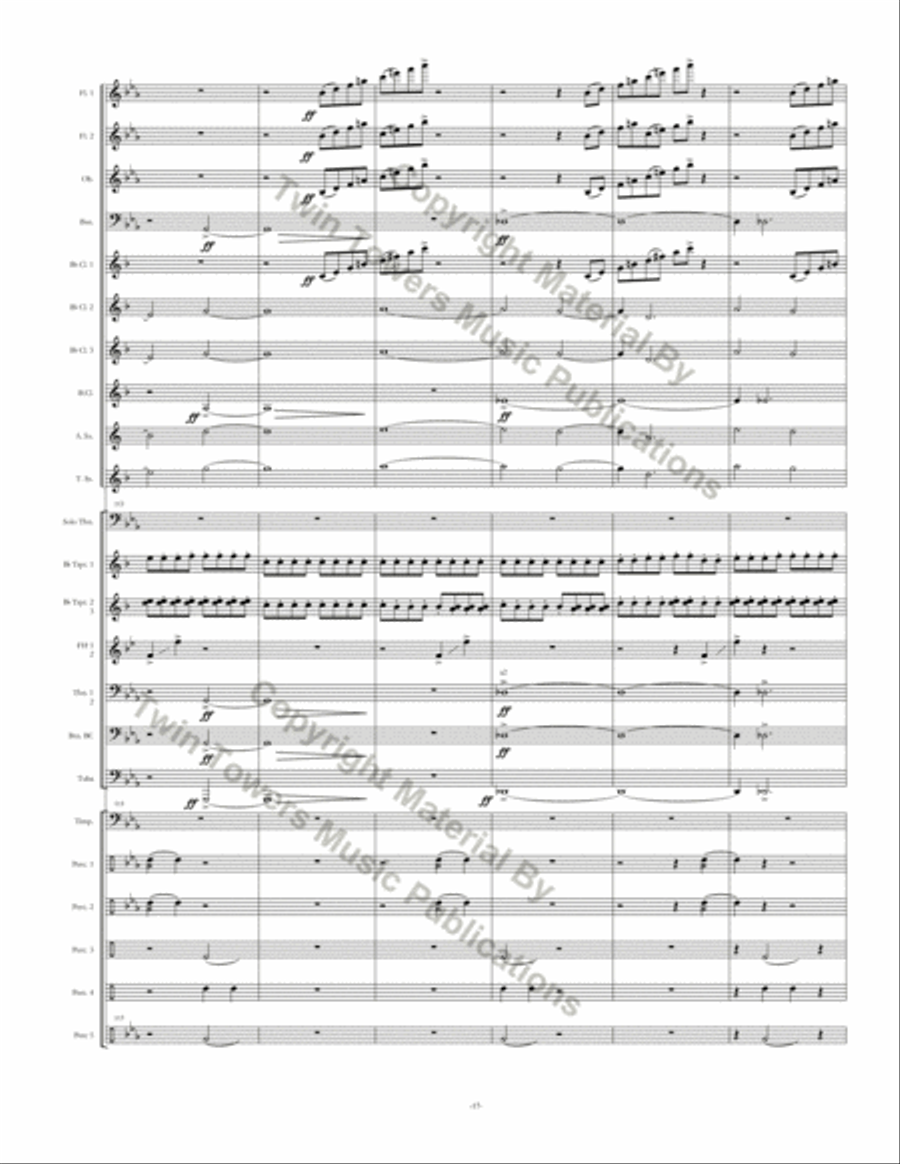 Seminar Concert Band scores gallery preview page 19
