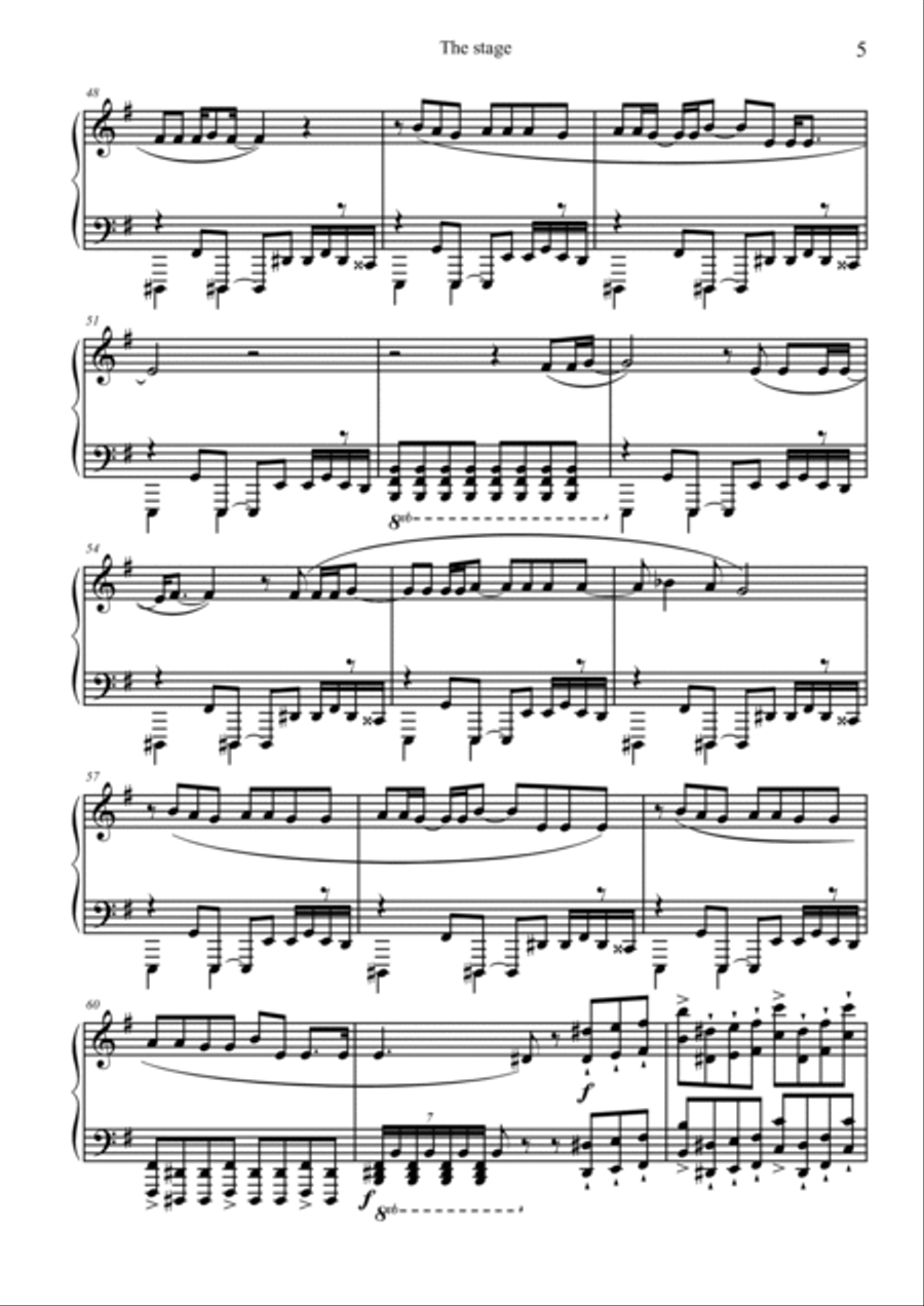The Stage Piano Solo scores gallery preview page 5