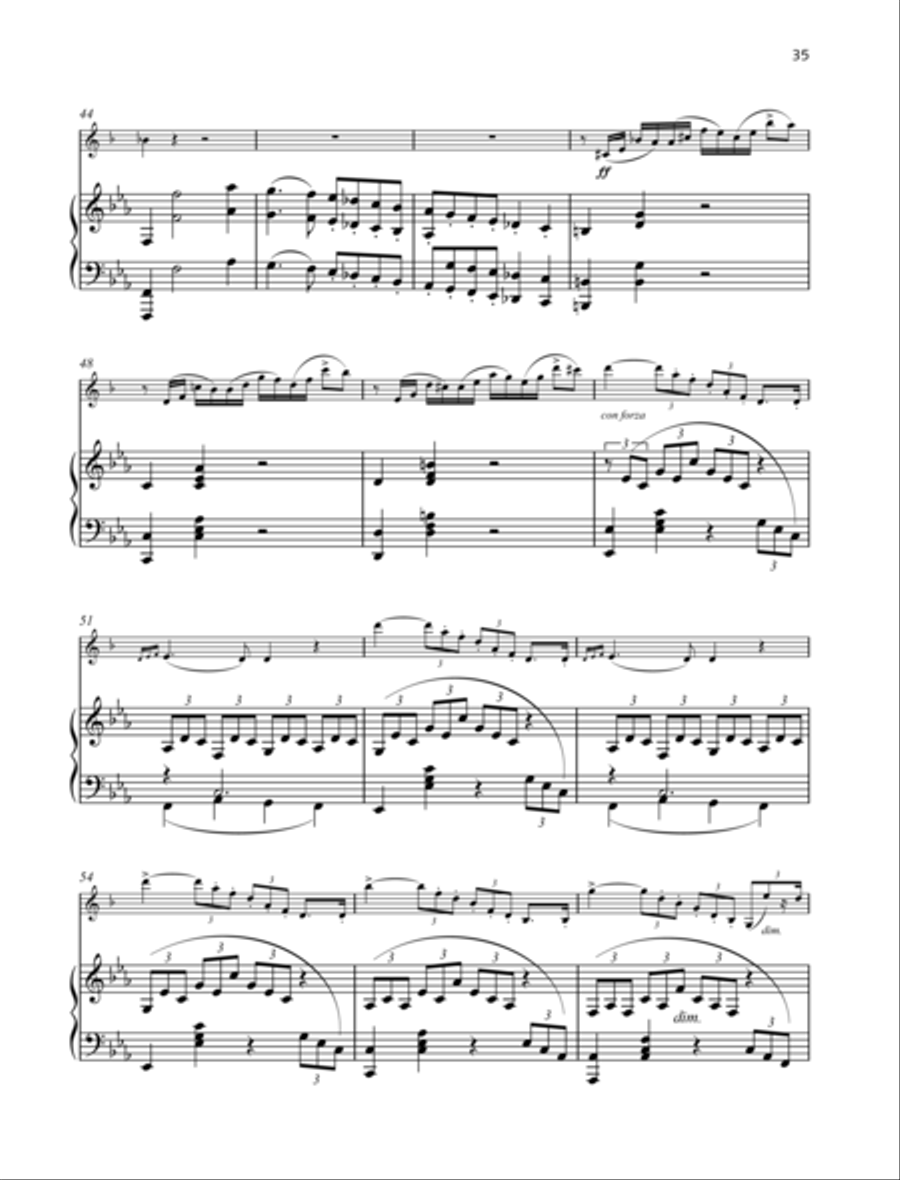 Duo E-flat major Duo E-flat major B-Flat Clarinet scores gallery preview page 4