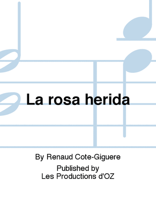 Book cover for La rosa herida