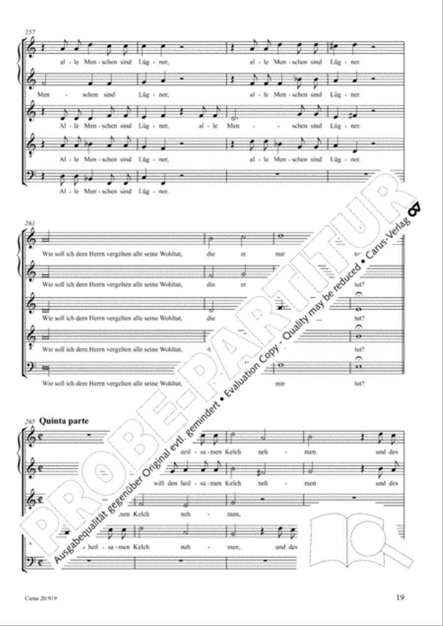 Opera varia I. Works with 1-7 parts (Complete edition, vol. 19) [Werke mit 1-7 obligaten Stimmen] Score scores gallery preview page 76