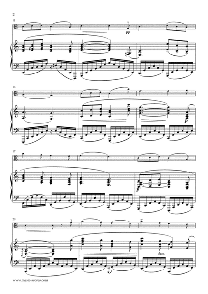 O Mio Babbino Caro - Viola and Piano image number null
