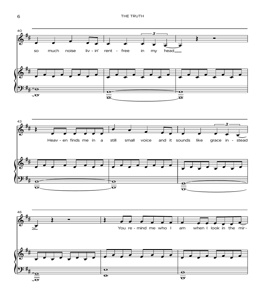 The Truth Voice scores gallery preview page 6
