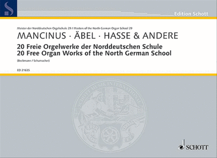 20 Free Organ Works of the North German School Organ scores gallery preview page 1