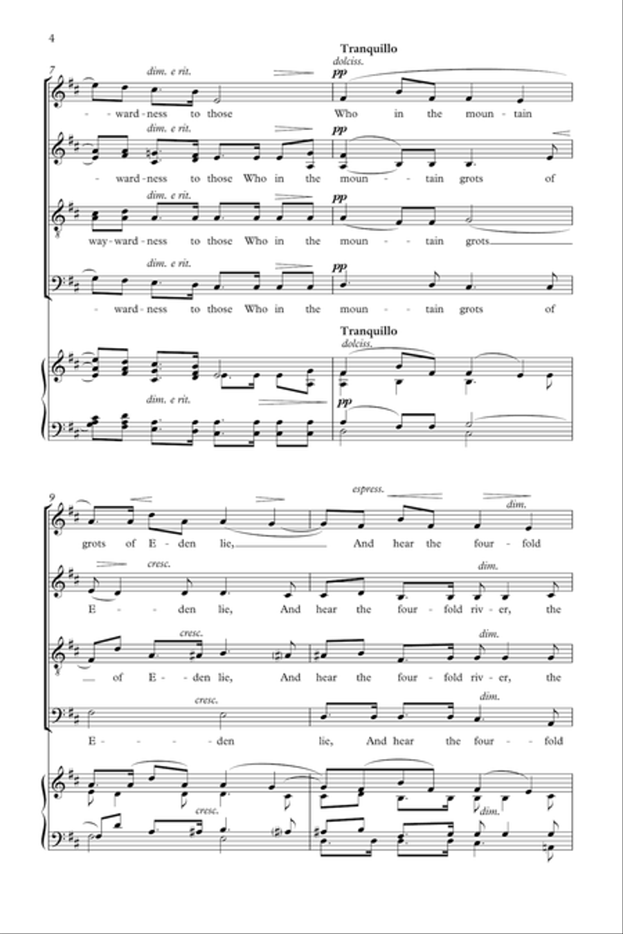 They are at rest 4-Part scores gallery preview page 3