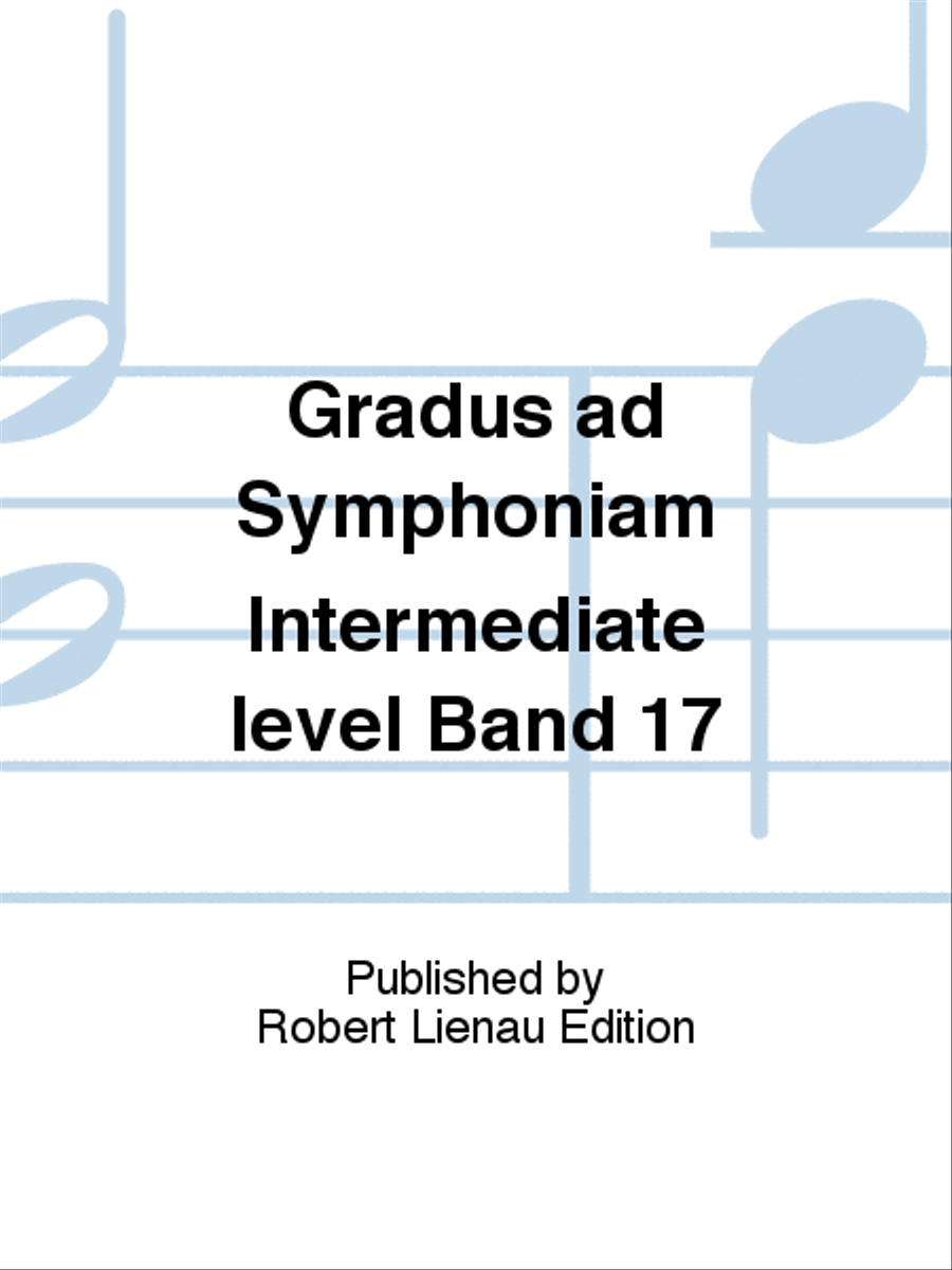 Gradus ad Symphoniam Intermediate level Band 17 Orchestra scores gallery preview page 1