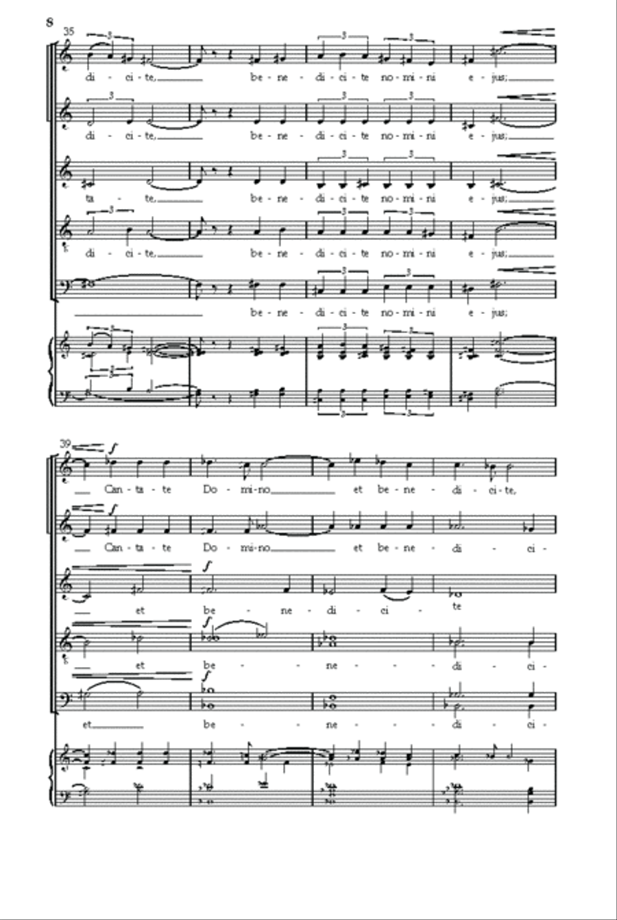 Canticum novum Divisi scores gallery preview page 7