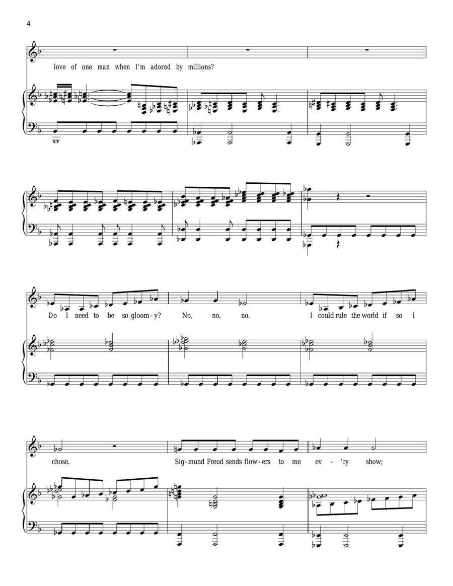 Bride's Lament Bride's Lament Piano, Vocal scores gallery preview page 4