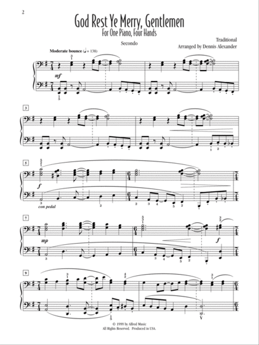 God Rest Ye Merry, Gentlemen Small Ensemble scores gallery preview page 2