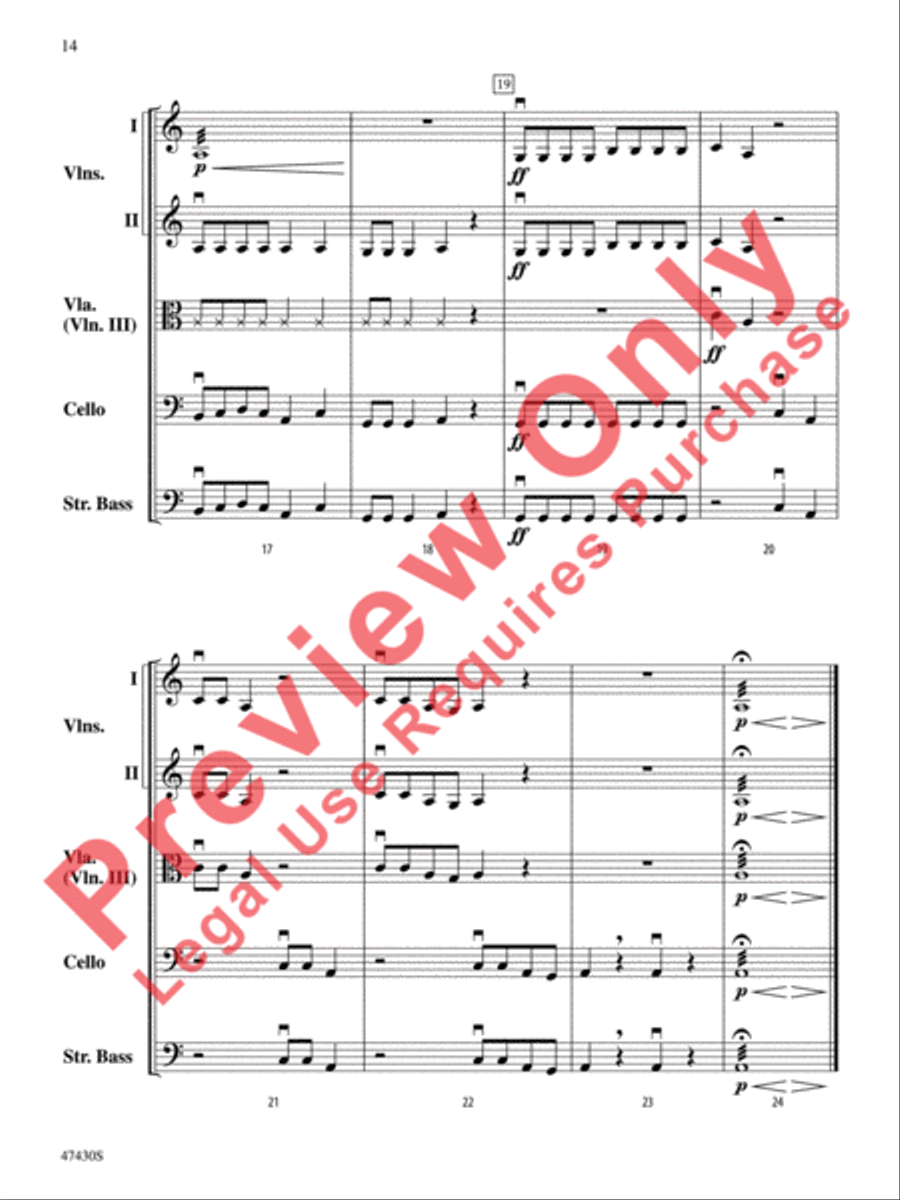 Sky Suite Sky Suite String Orchestra scores gallery preview page 15